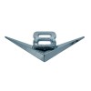 Mad4Metal Chrome V8 Auto Emblem Badge 4" x 2" -