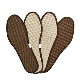 Outanaya 2pairs Bamboo Charcoal Insoles for Foot Care of Coffee Odor-reducing Shoe Pads Breathable Cushion for Sports Daily Use