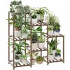 Bamworld Plant Stand Indoor Plant Shelf Outdoor Wood