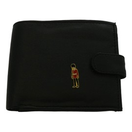 Guardsman Black Leather Mens Wallet RFID Protection