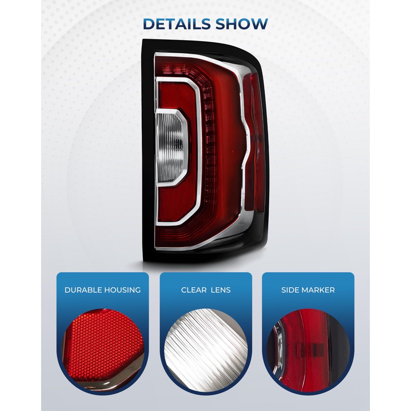 Chee Lyee LED Tail Lights Compatible with 2016 2017 2018