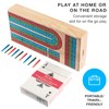 Brybelly Cribbage Board Game Set - Traditional Wooden Board Game,