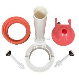Champion Flush Valve for American Standard Two Piece Toilet with Solid Silicone Flapper