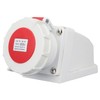 Industrial Connector Socket 16A 5 Pin 3P+N+E Surface Mount IP67