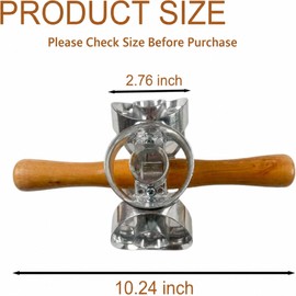 Donut Cutter Roller with Hole, Metal Doughnut Cutter for Baking