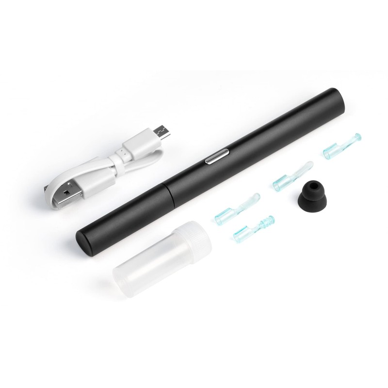 Lifenaxx Wi-Fi Otoscope with Spoons for Earwax Removal, Equipped with