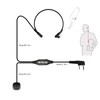 Retevis Walkie Talkie Throat Mic Headset 2 Pin Headset Earpiece
