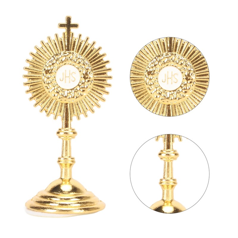 Catholic Table Decoration Alloy Christian Communion Statue Ornament for Religious
