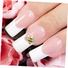 SUPVOX 12pcs Alloy Bee Nail Charms Cute DIY Nail Art