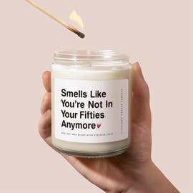 LUMELOOM 60th Birthday Gifts for Women, Gifts for 60th Birthday Women, 9oz Lavender Aromatherapy Candle, 1964, 60th Birthday Decorations, 60 Year Old Birthday Gifts for Women, Sister, Friend