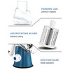 GDL Cheese Grater Rotary, Vegetable Slicer with 3 Interchangeable Drum