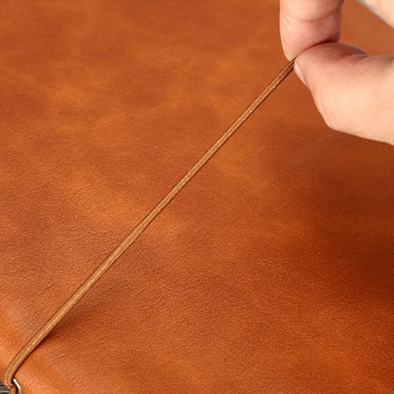 Leather Notebook, A5/A6/B5 Writing Notebook 9 Holes Refillable Diary Travel