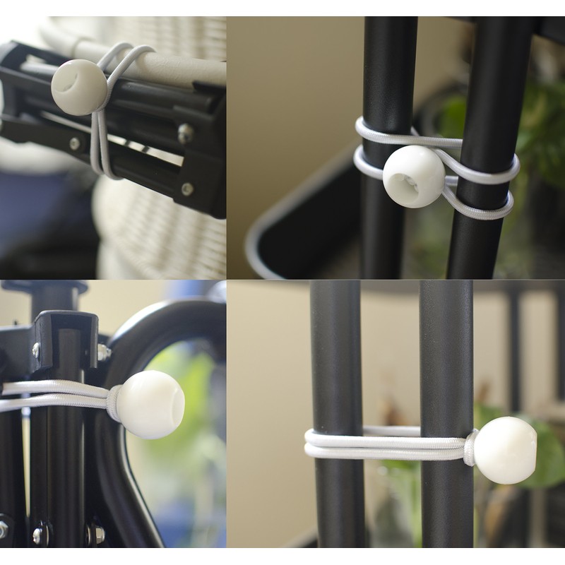 6 inch 25 Piece Heavy Duty 5mm Ball Bungee Canopy