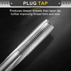 sourcing map Hand Plug Tap 7/16-18 BSF 2B Thread Plug