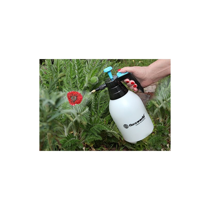 Floraworld Comfort 011182 Pressure Sprayer 2 L, 2 Litres, Blue/Black/White,