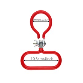 Zelerdo 4 Pack Carboy Handle for Smooth Neck 3 Gallon 5 Gallon 6 Gallon 6.5 Gallon Glass Carboys