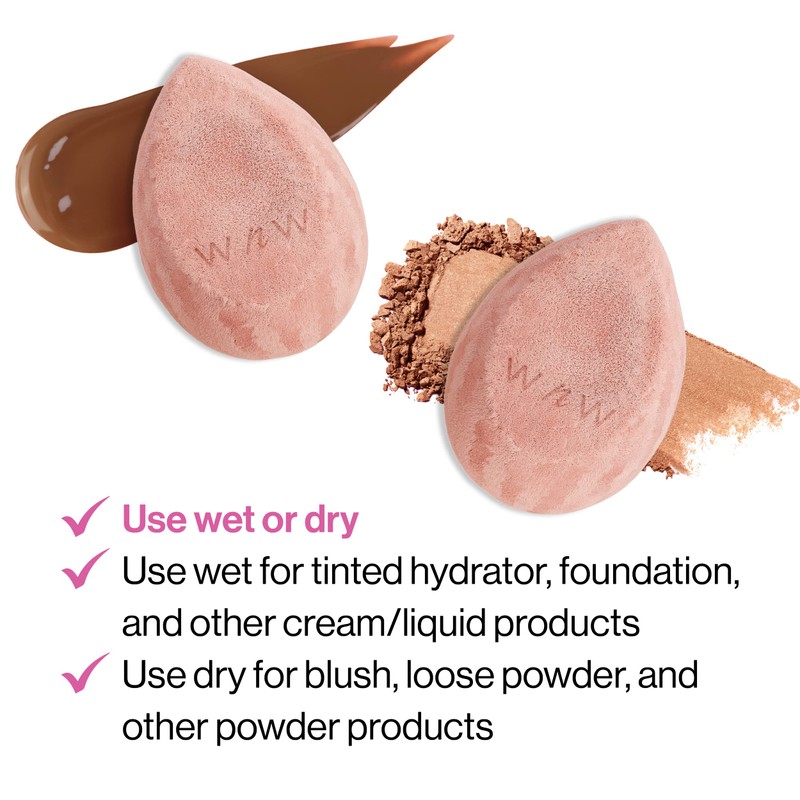 wet n wild Makeup Sponge - Low Product Absorption for