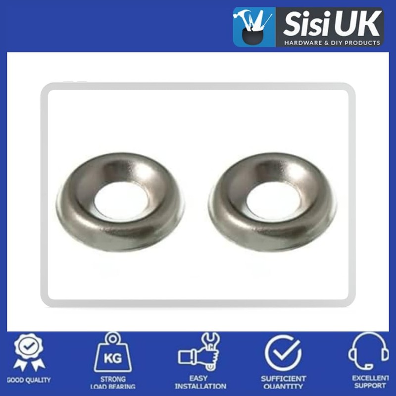Screw Cup Washer No. 8 Chrome Plated Screw Surface Finishing