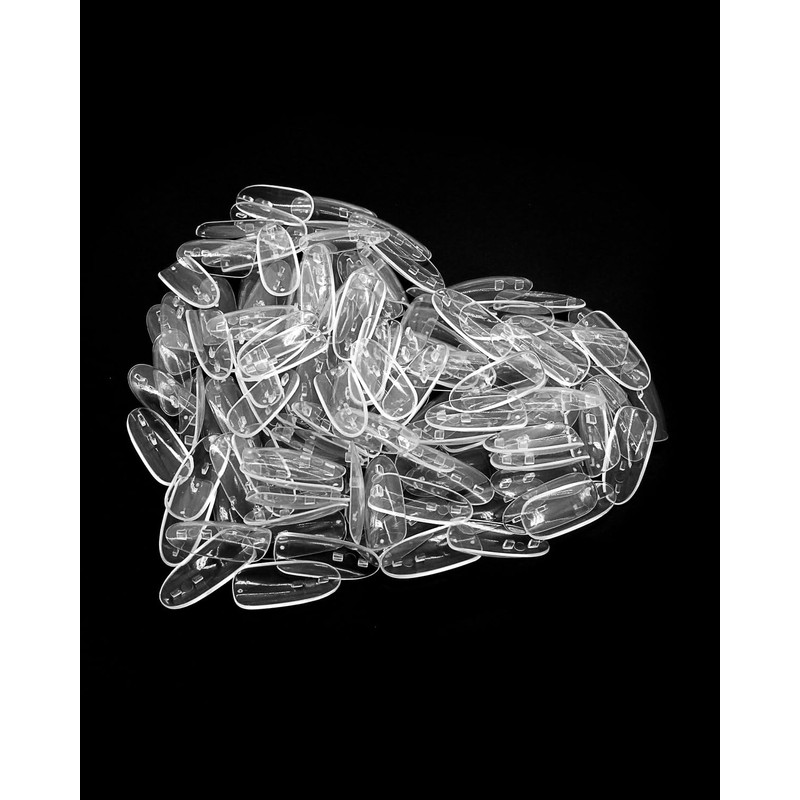 Clear Replacement Nail Tips for C10 Nail Colour Display Book