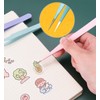 2 Pieces Sticker Tweezers, Cute Craft Tweezers for Stickers, Scrapbooking,