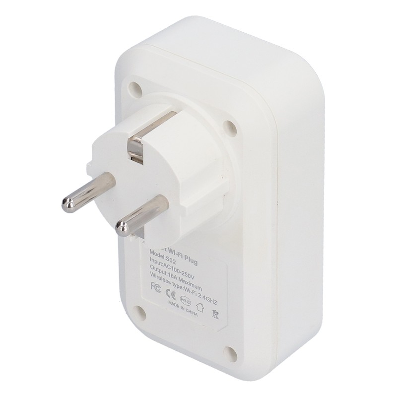 WiFi Smart Socket ABS Smart Plug with Timer and Voltameter