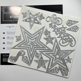 Stampin' Up! STITCHED STARS Dies - Brand New
