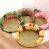 Pet Mat Nest Breathable Comfortable Practical Multifunctional Rattan Cat Nest