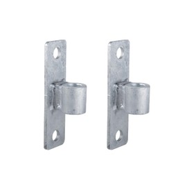 Dailydanny Gate Hinge Wall Mount Gate Hinge for 5/8'' Pin Chain Link Fence Post Hinge (2 Pcs)