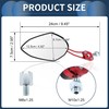 INFINAUTO Motorcycle Rear View Mirrors Bar End Side Mirrors Mount