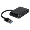 USB3.0 to High Definition Multimedia Interface VGA Adapter 2in1 HD