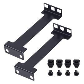 Aiwaiufu 1U Server Rack Depth Extender, 6inch Depth Recessed Rack Extender Mount Adapter Kit for Network Rack