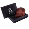 SPORTGIFTZ - Buffalo Leather Hip Flask | 8oz Capacity |