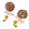 Parrot Cage Shredder Toy Bird Chewing Foraging Shredder Toy for