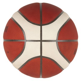 molten B6G5000 B6G5000 Basketball, Natural Leather, Sticking, No. 6 Ball, General Girls, College Girls, High School Students, Junior High School Girls, International Certified Ball, Certified Ball, Brown