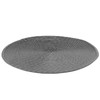 UNGFEI 10 PCS Dark Grey Round Table Placemats, 38cm Woven