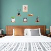 PHOENANCEE 12.7x10x4cm, Wooden Square Floating Shelves, Compact Style Mini Wall