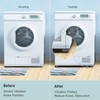 Tiardey 4pcs Anti-Vibration Pads for Washer and Dryer,Washing Machine Stabilisers