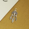 Sterling Silver Oxidized Dream Catcher Tree of Life Angel Wing