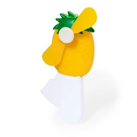 Begoon Handheld Fan for Kids - Hand Fan - Fruit Design - 2 Pack - Random Mix (Strawberry, Pineapple, Grape, Watermelon, Orange)