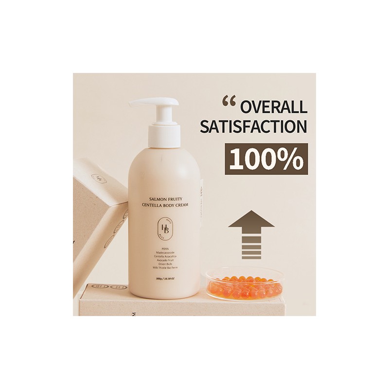 HEVEBLUE [HEVEBLUE]Salmon Fruity Centella Body Cream 300g