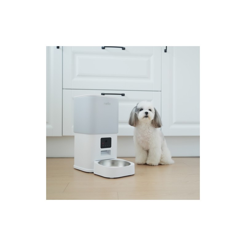 Cuckoo Electronics 쿠쿠 넬로 스마트 홈 카메라 자동급식기 NFD-B0610W Cuckoo