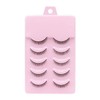 5Pcs False Eyelashes Short Fake Mink Lashes Enlarge Eyes Natural