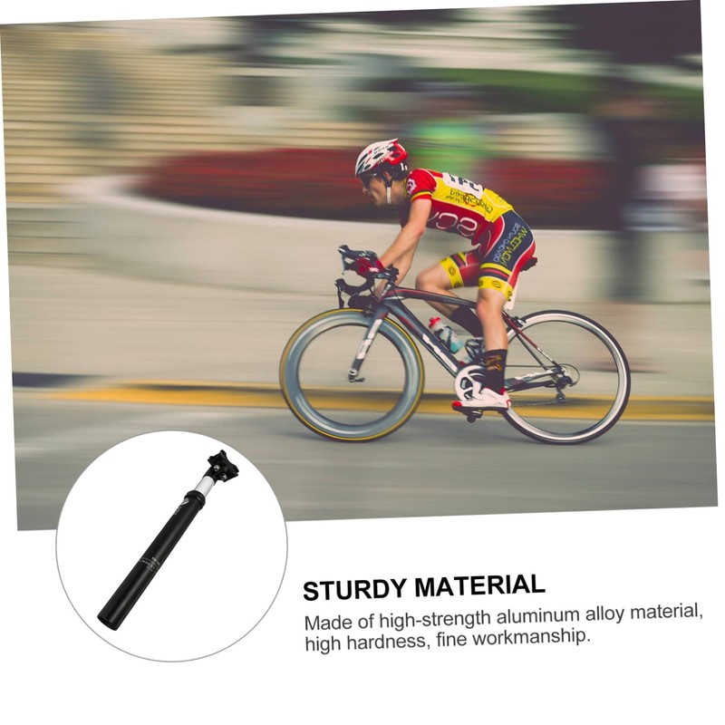 Kisangel Aluminum Alloy Bike Damper Post Seatpost Absorber for Comfortable