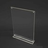 Acrylic A4 Portrait POP Display Stand Banner Signboard Banner Stand