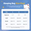 BETTERFUN - Saco de dormir para niños pequeños con pies