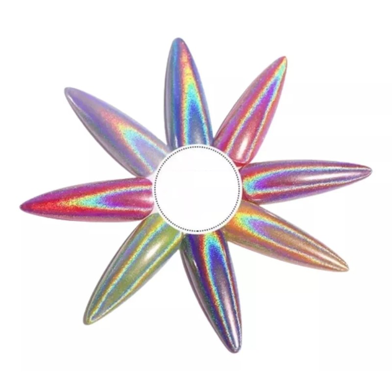 Modaland Polvo Efecto Laser Espejo Para Decoracion Uñas