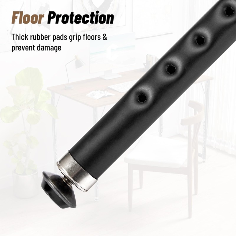 Pilida Adjustable Table Legs 19-30 Inch,Heavy Duty Steel Furniture Legs