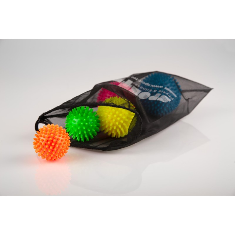 Sport-Tec Soft Hedgehog Ball, Diameter 6 cm, Neon Orange, Various