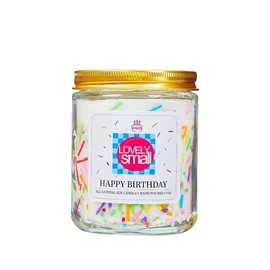 Bolosa Duftkerzen im Glas Vanille Geburtstagskerzen, Duftkerze Happy Birthday, Geburtstagsgeschenk für Frauen, Kerze mit Spruch, 250g Duftkerzen Geburtstag, Vanille Duftkerze Geschenk Geburtstag Frau