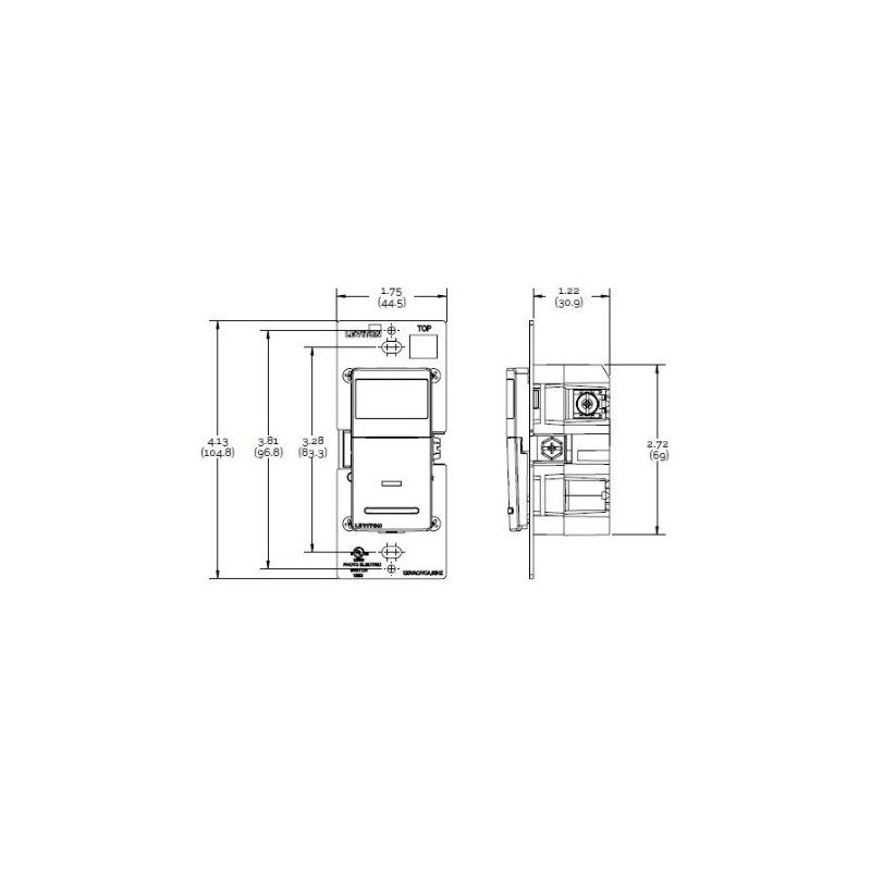 Leviton Decora Motion Sensor In-Wall Switch, Auto-On, 2.5A, Single Pole,